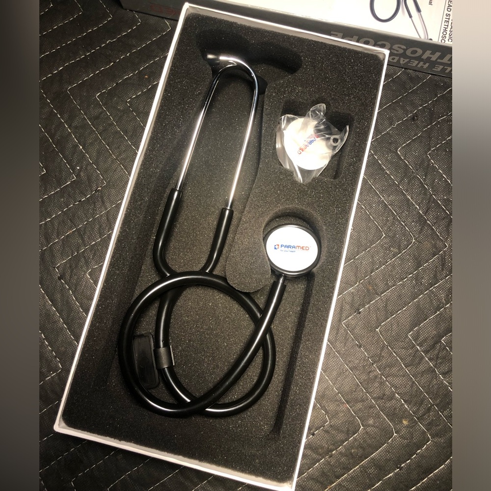 Black 22 inch Paramed Stethoscope